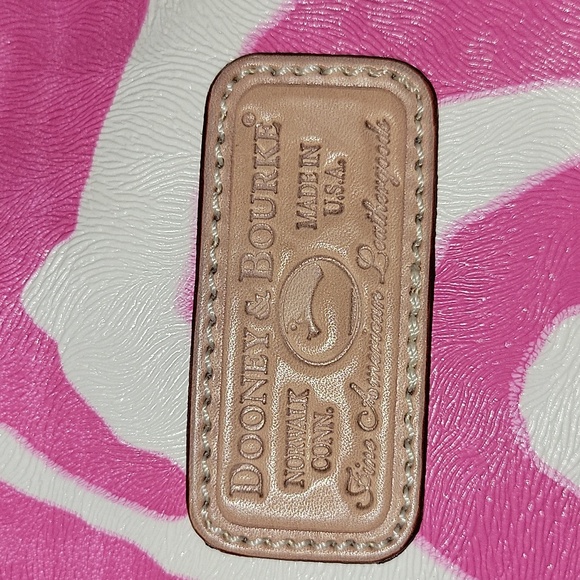 Dooney & Bourke Pink Zebra Handbag - Picture 3 of 12